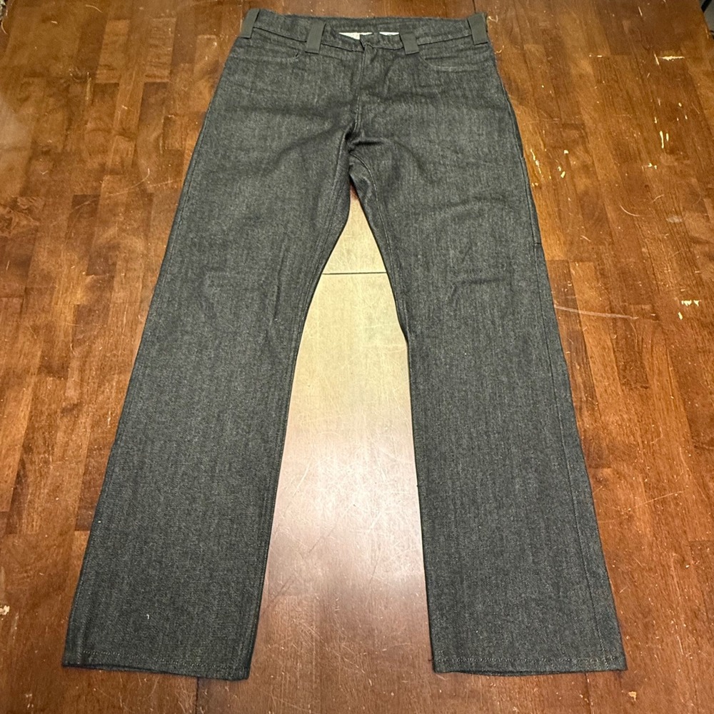 Kitanica Jeans Mens Fits 36x32 Raw Black Denim Tactical Utility Pants USA Made